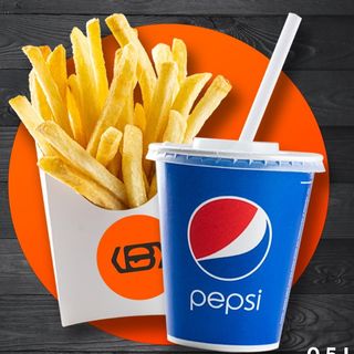 Меню Crazy з куркою (370/100г/0.5л)