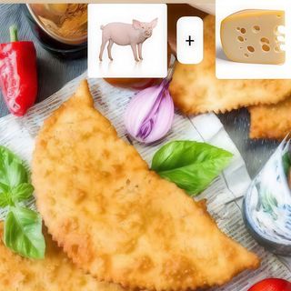 Чебурек свиной с сыром