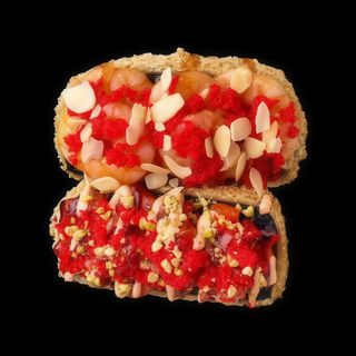 Суші-бургер преміум з креветкою і лососем (640 г)