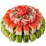 Суші-торт Philadelphia (8 ролів, 64 шт., 2040 г)