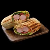 Дабл хот-дог молочний у тортіллі (320 г)