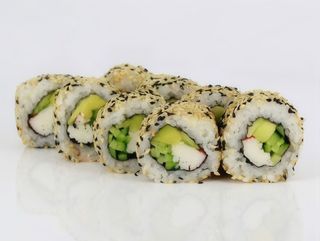 Каліфорнія з сніжним крабом в кунжуті (255г)