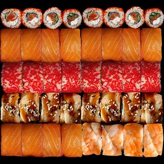 Суші-бокс П'ять зірок (40шт/1160г)