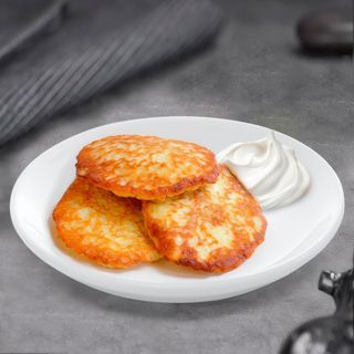 Деруни зі сметаною (3шт)