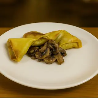 Пісні млинці з грибами (200г)