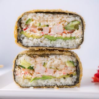 Суші бургер з креветкою