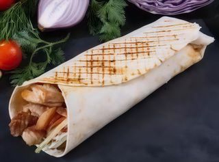 Арабська шаурма з куркою