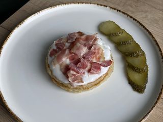 Деруни з беконом