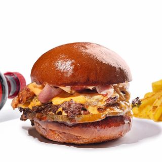 Дабл смеш бургер меню