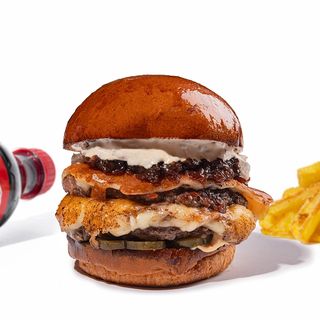 Дабл зі смаженим сиром меню