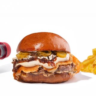 Бургер зі смаженим сиром меню