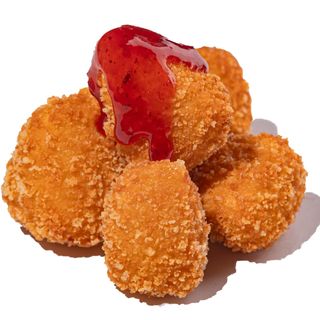 Сир брі з брусничним джемом