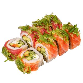 Рол з лососем і тунцем