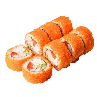 Рол Каліфорнія з лососем та крабом