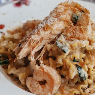 Паста Мафальдіне з трьома видами креветок (330 г)