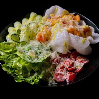 З креветкою та рисовими чіпсами (250 гр)