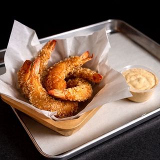 Тигрові креветки панко (6шт) і соус тобіко