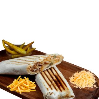 Шаурма сирна з картоплею фрі