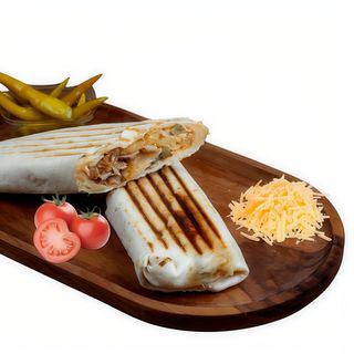 Шаурма сирна з помідором