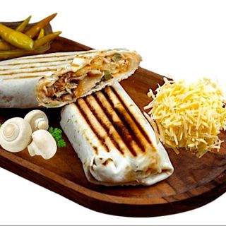 Шаурма з сиром та грибами