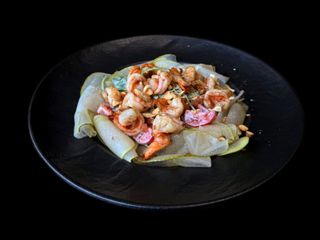 Салат з креветками