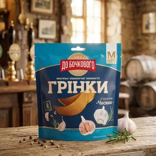 Грінки зі смаком "Часник"