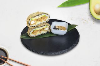 Суші бургер з креветкою