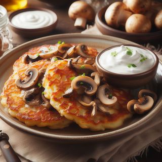  Деруни з грибами