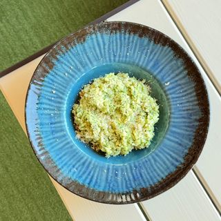 Рис зі шпинатом та вершками (250г)