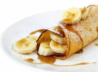 Млинці з бананом та нутелою (170г)