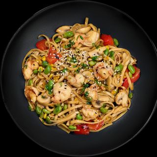 Рисова локшина з креветками( 360г)