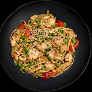 Пшенична локшина з креветками (360г)