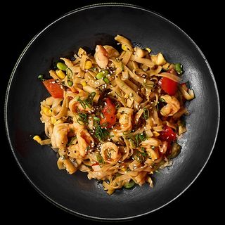 Рисова локшина з креветками( 300г)