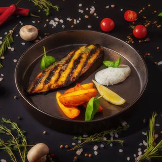 Філе скумбрії на грилі у гірчичному маринаді (320 г)