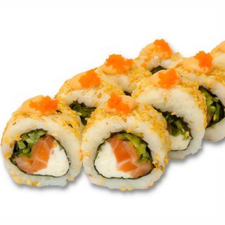 Рол Каліфорнія з лососем в кунжуті (229г)