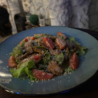 Теплий салат з куркою 300гр