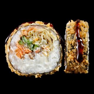 Гарячий з лососем і тамаго (10шт/250г)