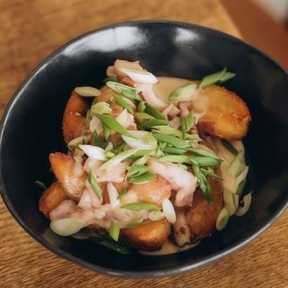 Картопля в сирному соусі  з беконом (250г)