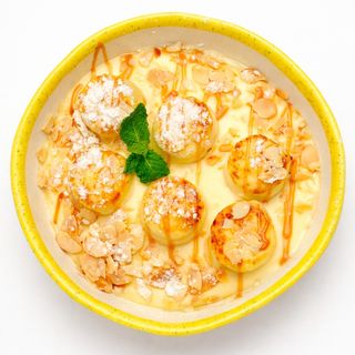 Бейбі-сирники з солоною карамеллю (280г)