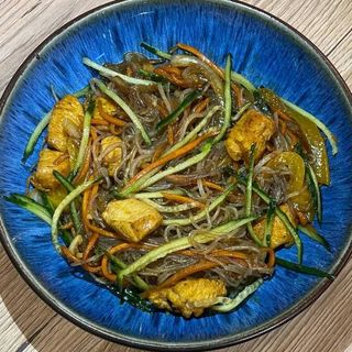 Локшина Фунчоза з куркою 300гр.