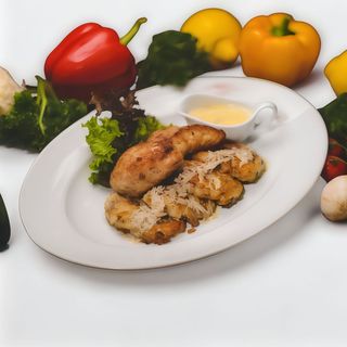 Котлети селянські з грибними оладками (370г)