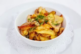 Картопля смажена з грибами (184г)