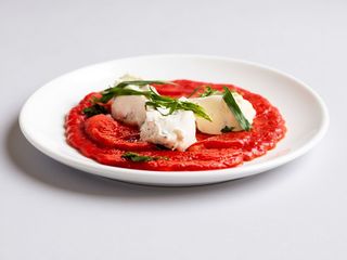 Карпаччо з болгарського перцю з крем сиром і тархуном (230г)