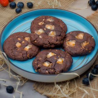 Шоколадне печиво з карамеллю