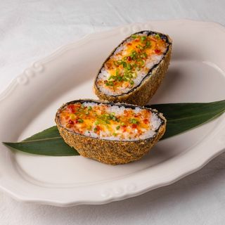 Суши - бургер з креветкою