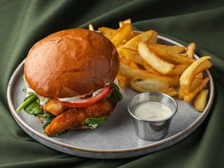 Бургер з креветкою-темпура