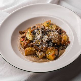 Смажена картопля із грибами