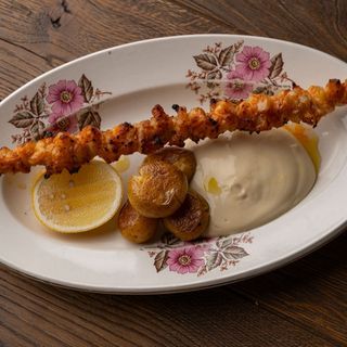 Шашлик з креветки