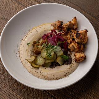 Хумус з лимонним курчам