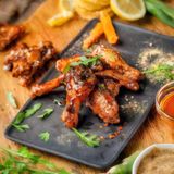 Курячі крила в гірчично-медовому соусі (400г/50г)